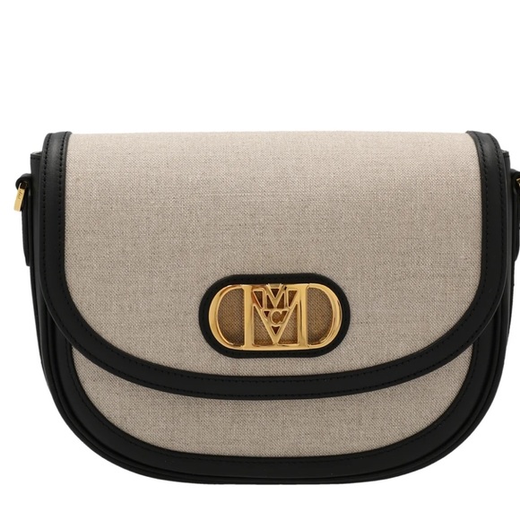 MCM Mode Travia collection canvas and leather crossbody messenger bag new COA - Picture 3 of 12